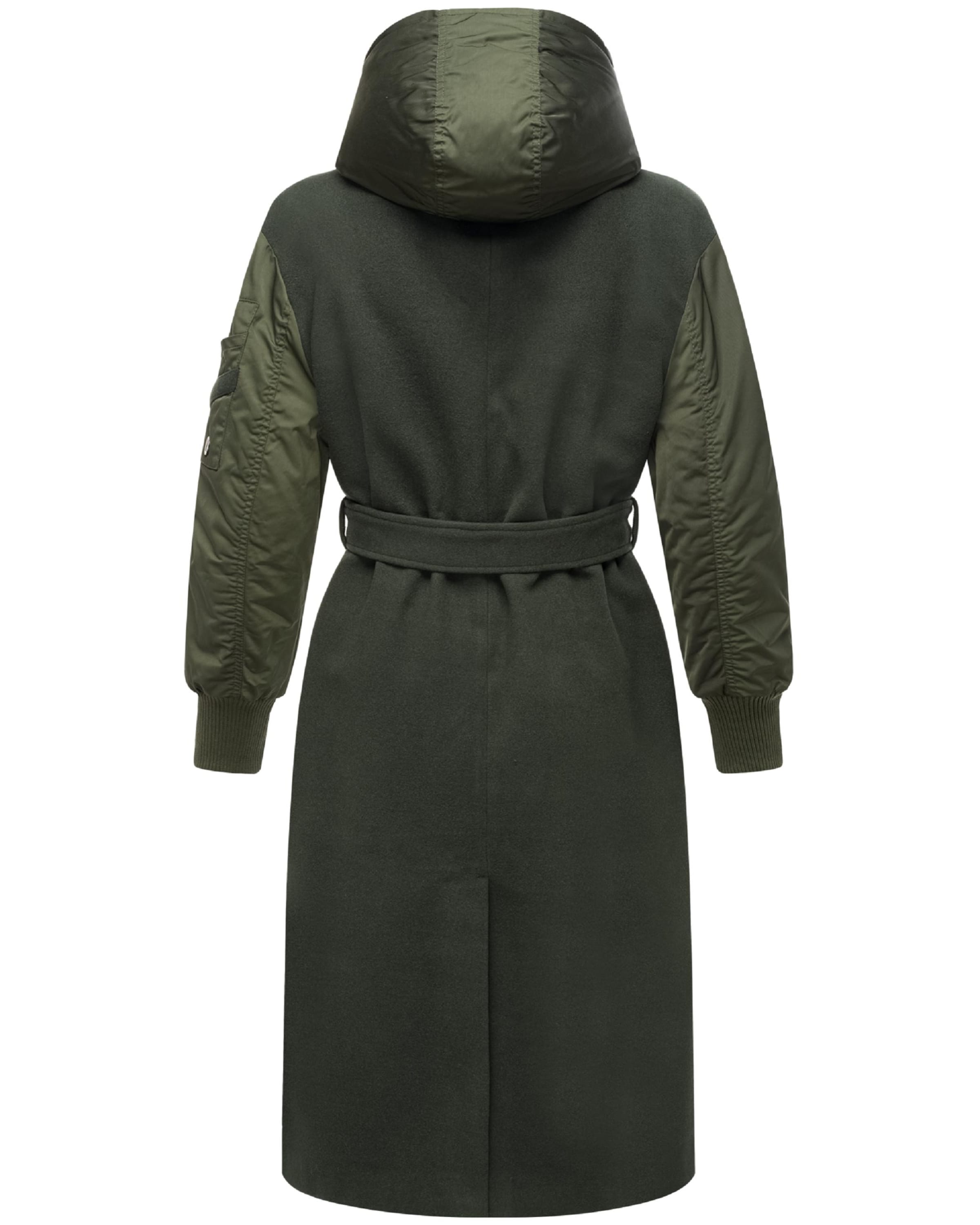 MARIKOO Ανοιξιάτικο και φθινοπωρινό παλτό 'Tjadee 16' σε πράσινο