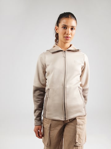 Didriksons Sportsweatjacka 'ANNELI' i beige: framsida