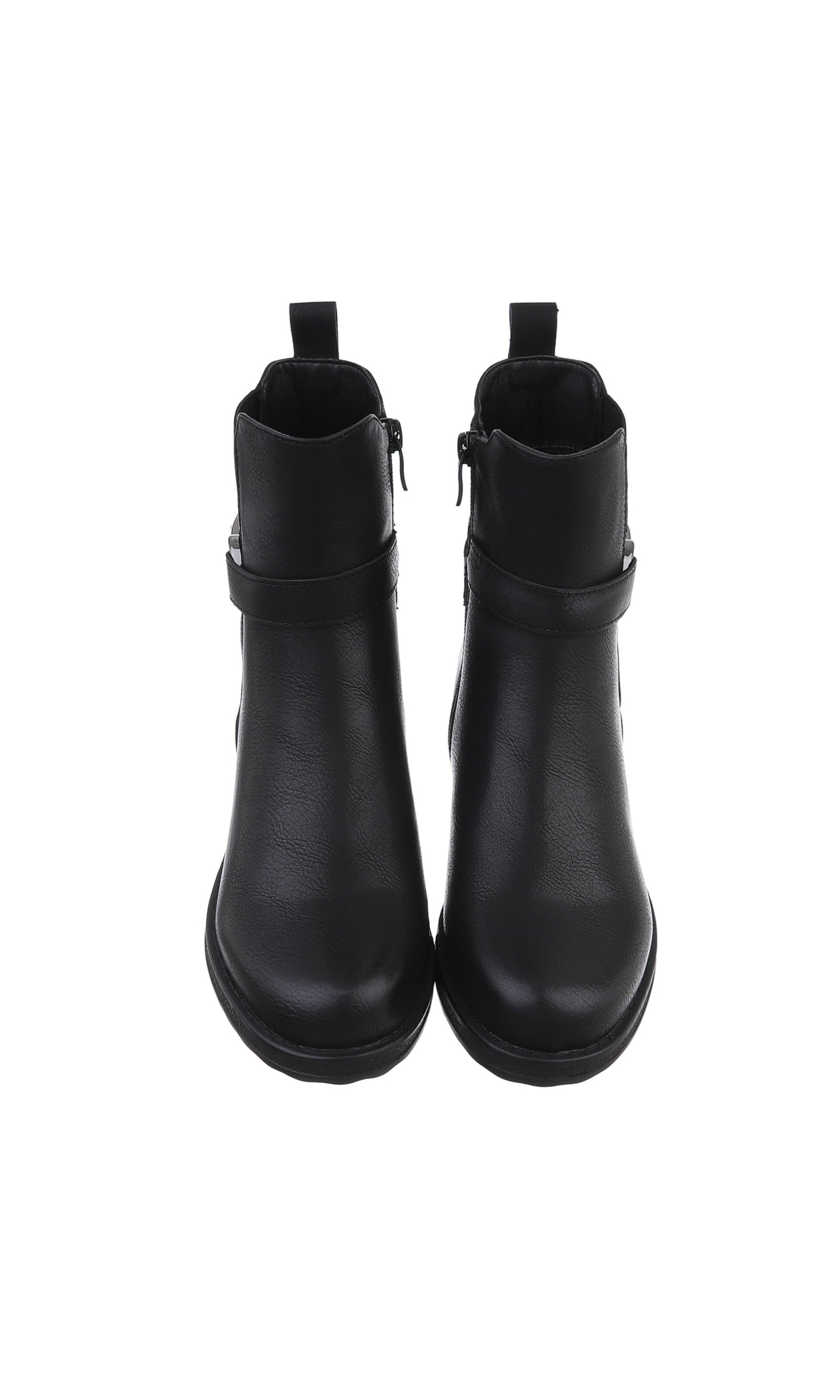 Ital-Design Stiefelette in Schwarz