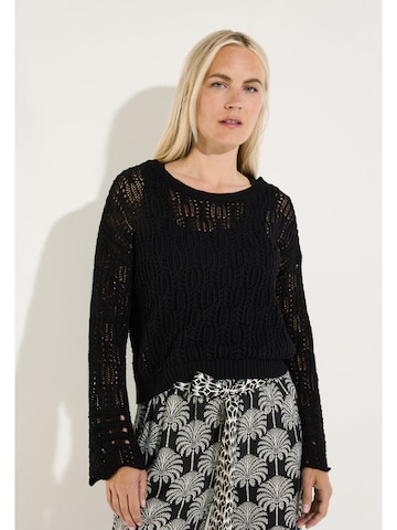 MORE & MORE Pullover in Schwarz: Vorderseite
