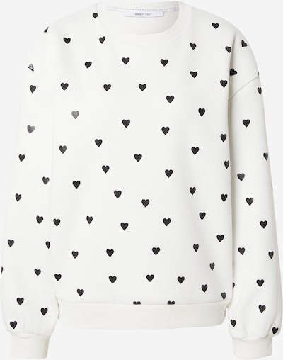 Megztinis be užsegimo 'Silene' iš ABOUT YOU, spalva – juoda / balkšva, Prekių apžvalga