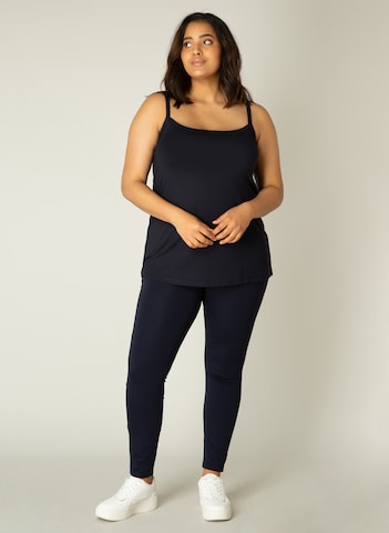 BASE LEVEL CURVY Top 'Alexa' in Blau