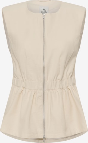 KAREN BY SIMONSEN Weste 'Emery' in Beige: Vorderseite