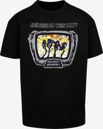 Merchcode Shirt 'Thin Lizzy - Jailbreak' in Zwart: voorkant