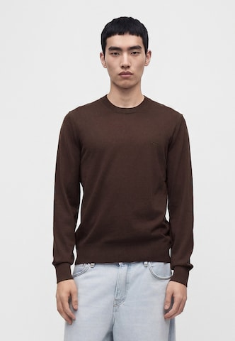 BOSS Sweter 'H-Leno-L' w kolorze brązowy