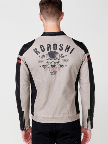 KOROSHI Between-season jacket in White