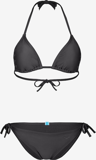 ARENA Bikini 'TEAM STRIPE', krāsa - melns, Preces skats