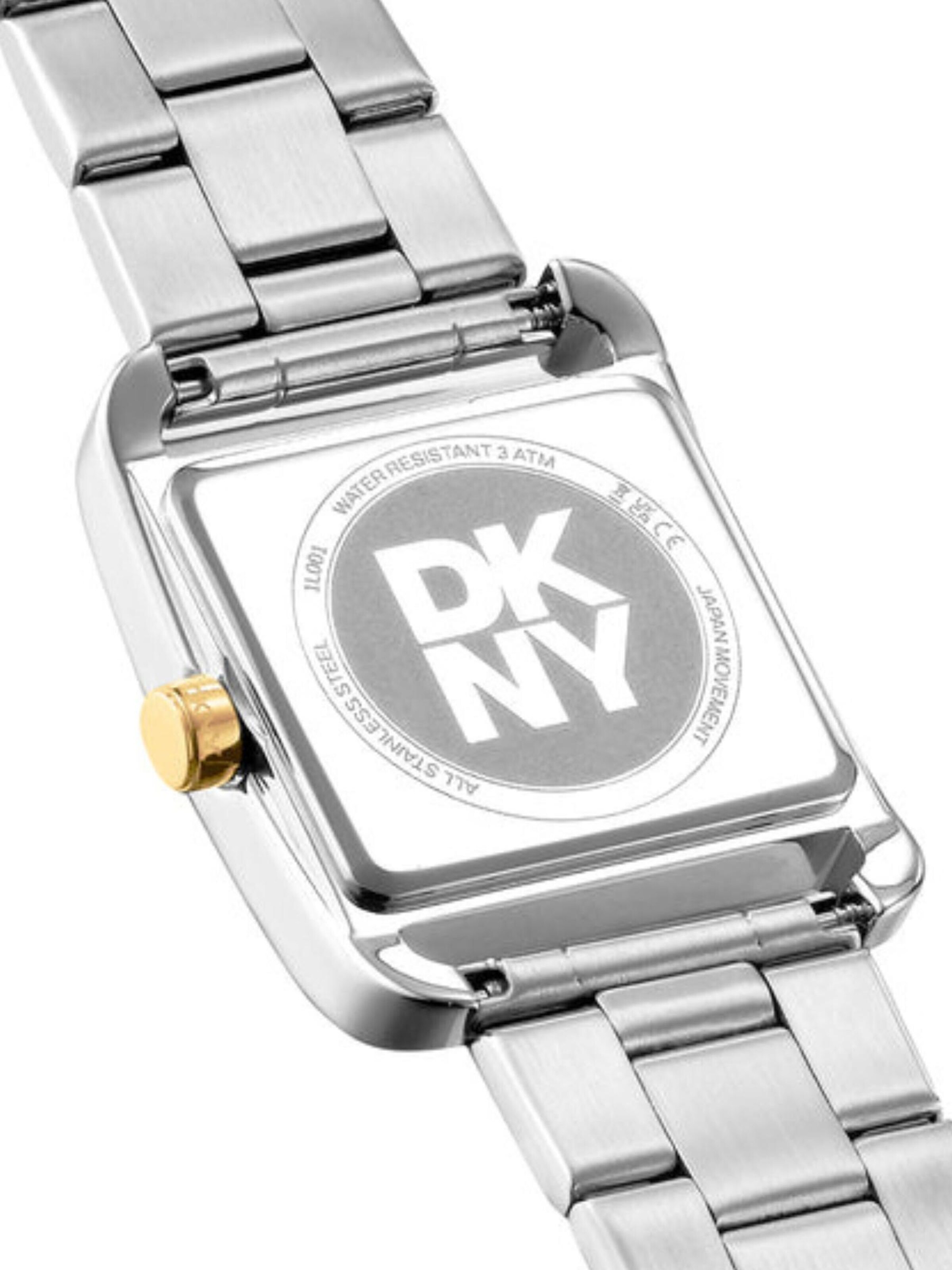 DKNY Analoguhr 'City Maxi'‌‌‌‌‌‌‌ in Silber