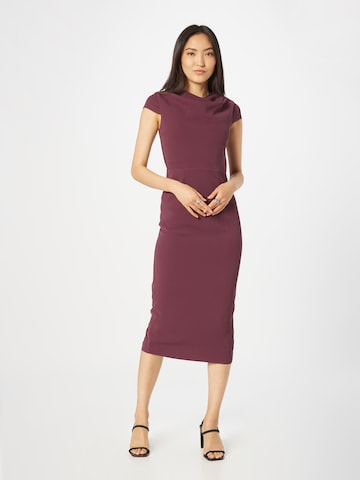 Robe Wallis en violet : devant