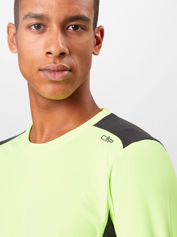 CMP Regular Fit Sportshirt in Gelb