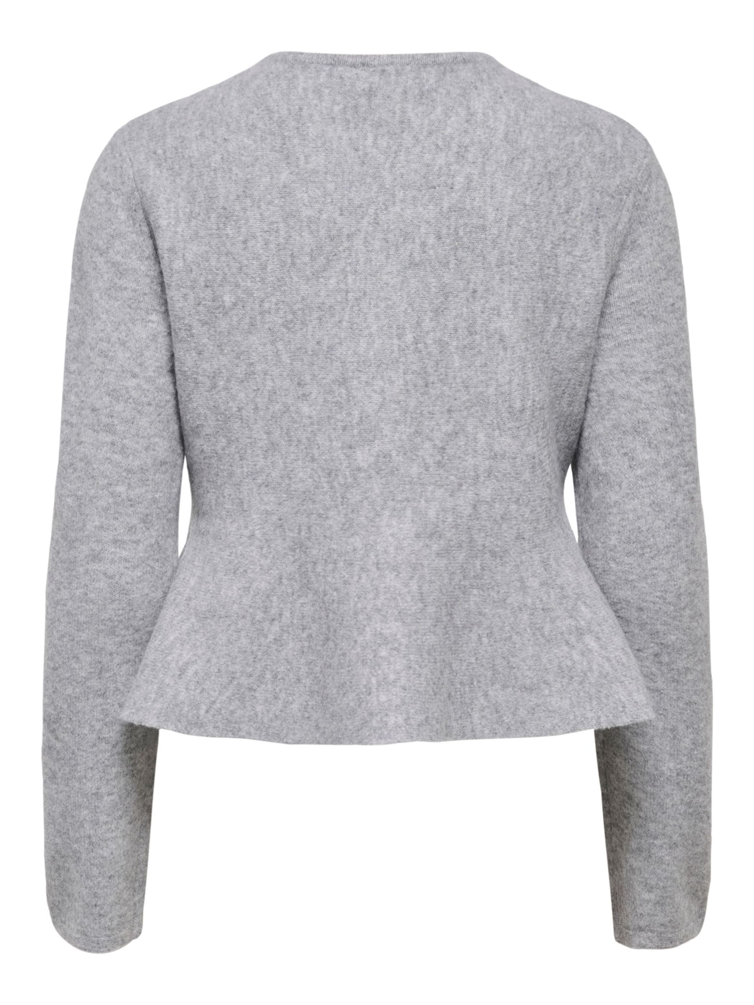 JDY Gebreid vest in Grijs