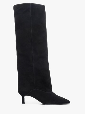 Estro Boots '32-0270'‌‌‌‌‌‌‌ in Schwarz: Vorderseite