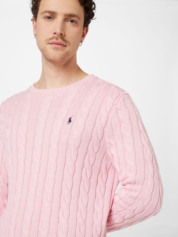 Polo Ralph Lauren Regular fit Pulóver 'Driver' - rózsaszín