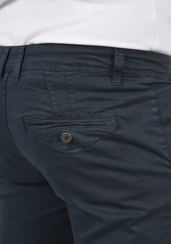 !Solid Normální Chino kalhoty 'Ron' – modrá