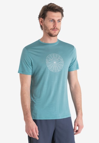 ICEBREAKER Functioneel shirt 'Sphere III' in Blauw: voorkant