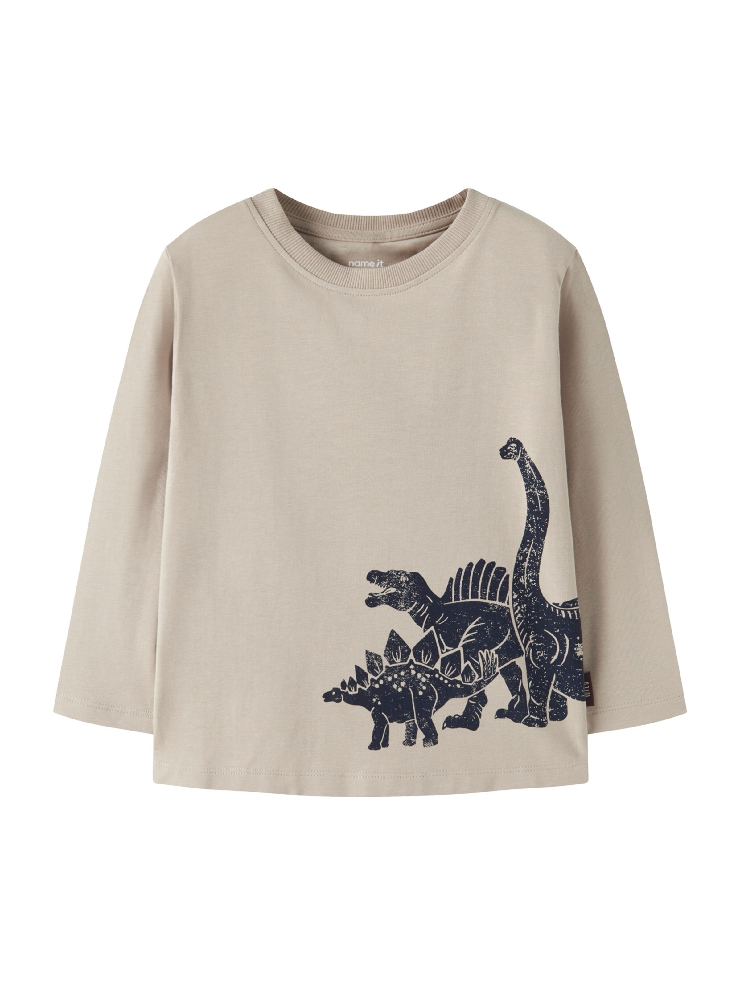 Tricou 'NMMRIMA' de la NAME IT pe gri: față