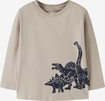 Tricou 'NMMRIMA' de la NAME IT pe gri: față