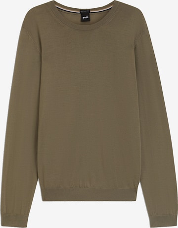 BOSS Pullover 'Leno-P' in Braun: Vorderseite