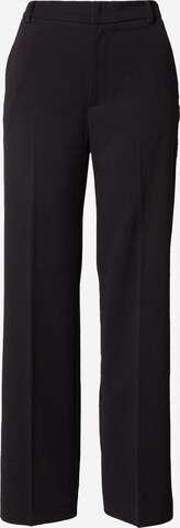 Lindex Normalny krój Spodnie w kant 'Gyrid' w kolorze czarny: przód