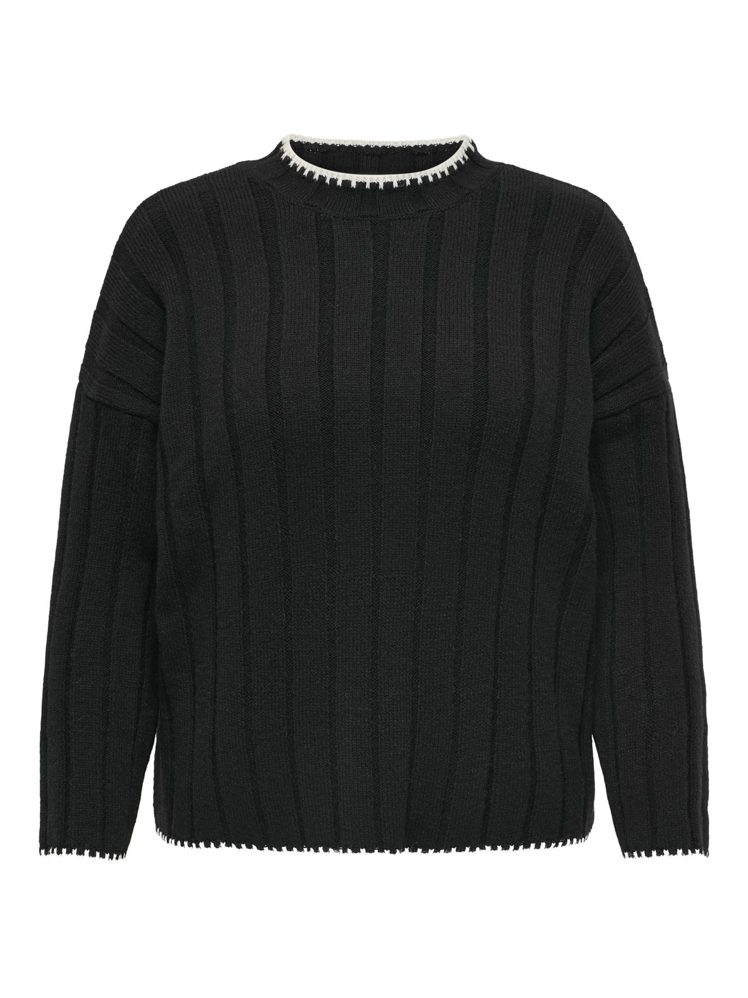 Pullover 'Carchick' di ONLY Carmakoma in nero: frontale