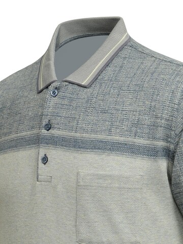 Cizgi Triko Shirt‌‌‌‌‌‌‌ in Blau