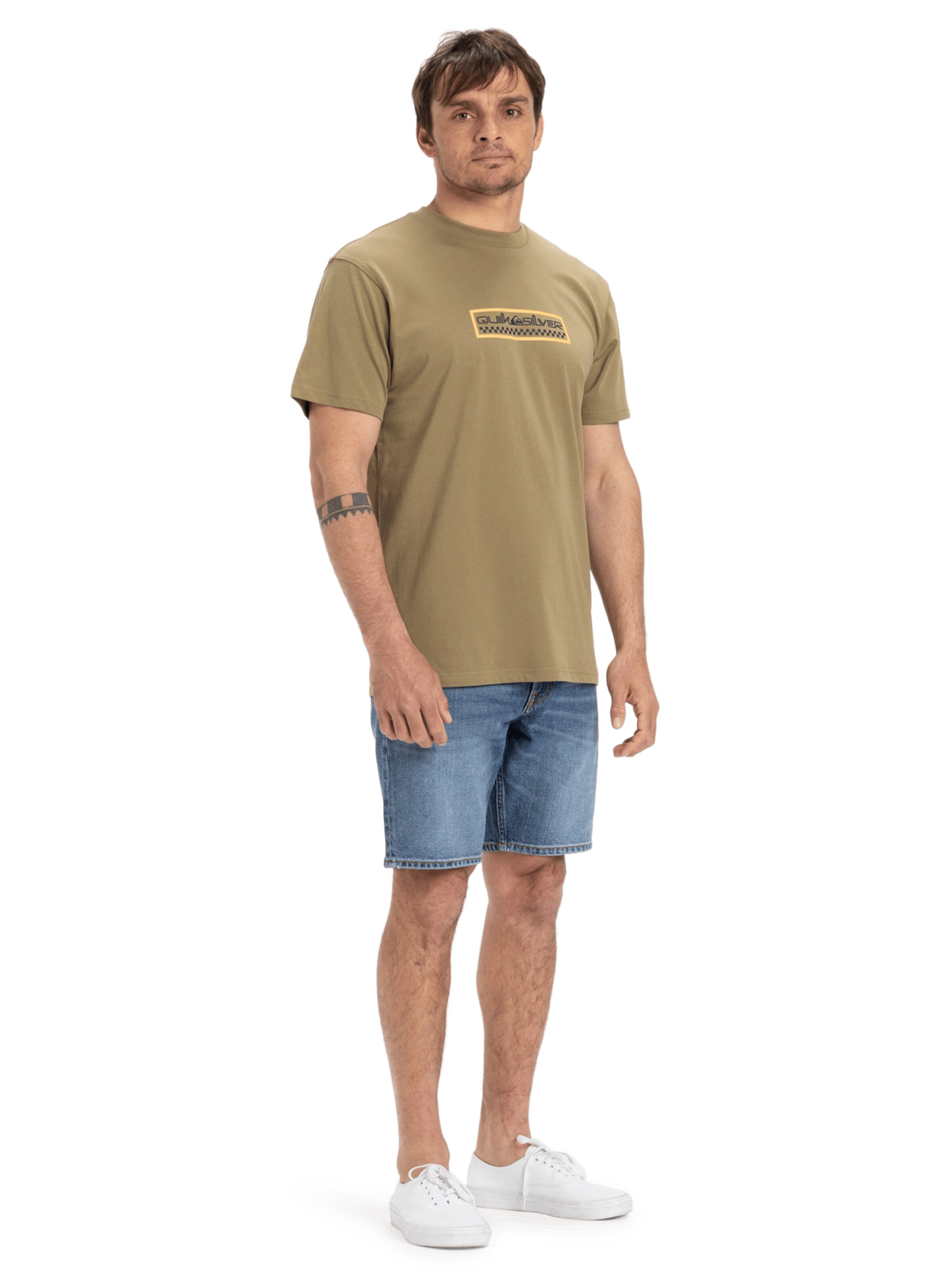 QUIKSILVER Shirt 'Ev Sun Dagger' in Green