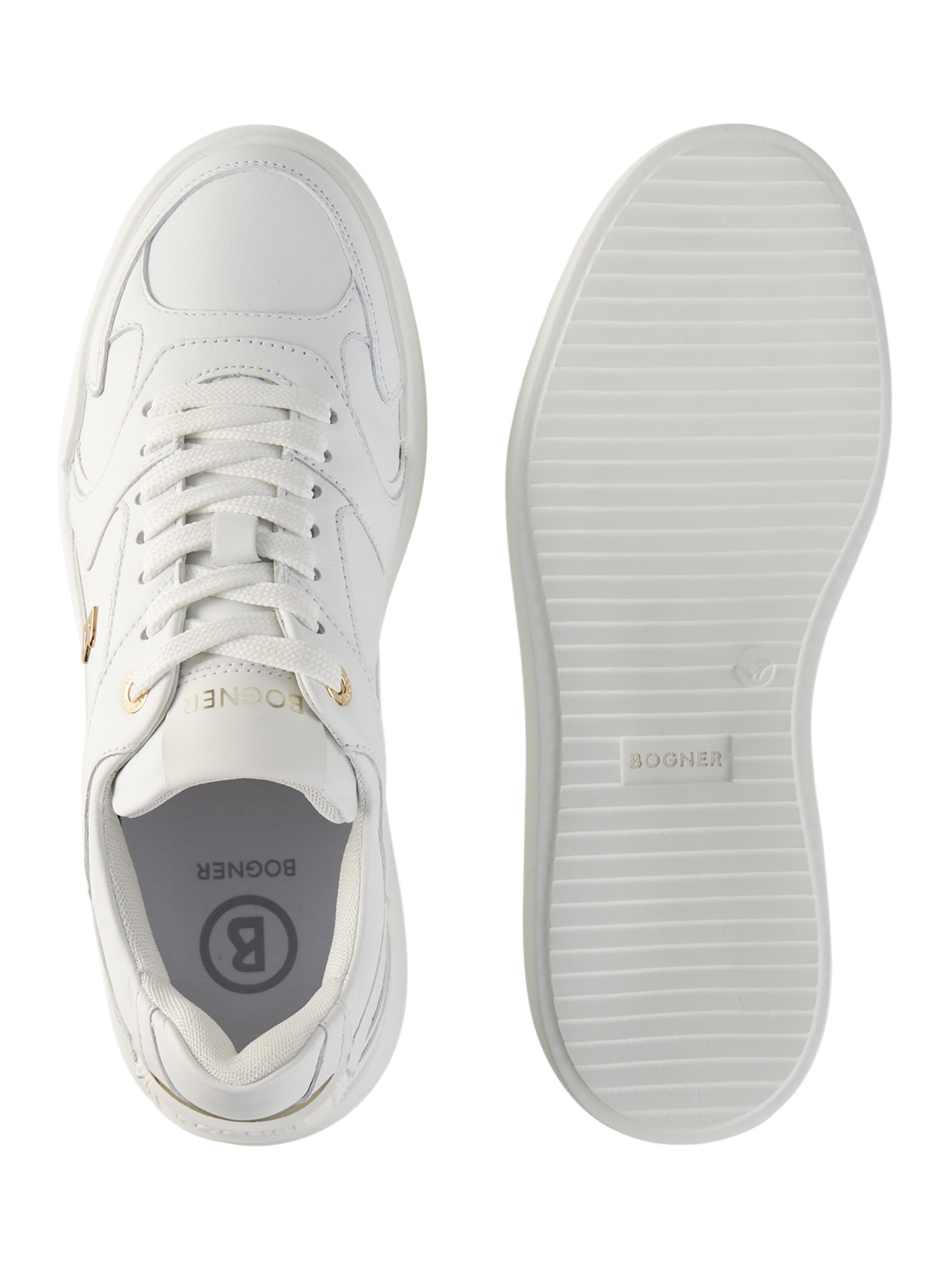 BOGNER Platform trainers 'Hollywood' in White