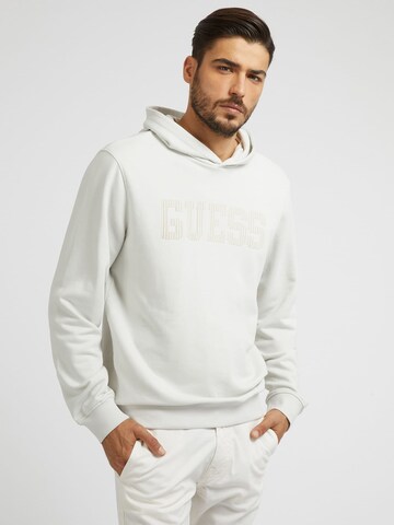 GUESS Sweatshirt 'BEAU' in White: front