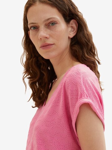 T-shirt TOM TAILOR en rose