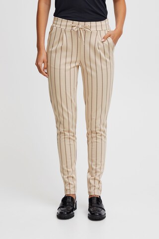 Skinny Pantaloni 'RUTI' di ICHI in beige