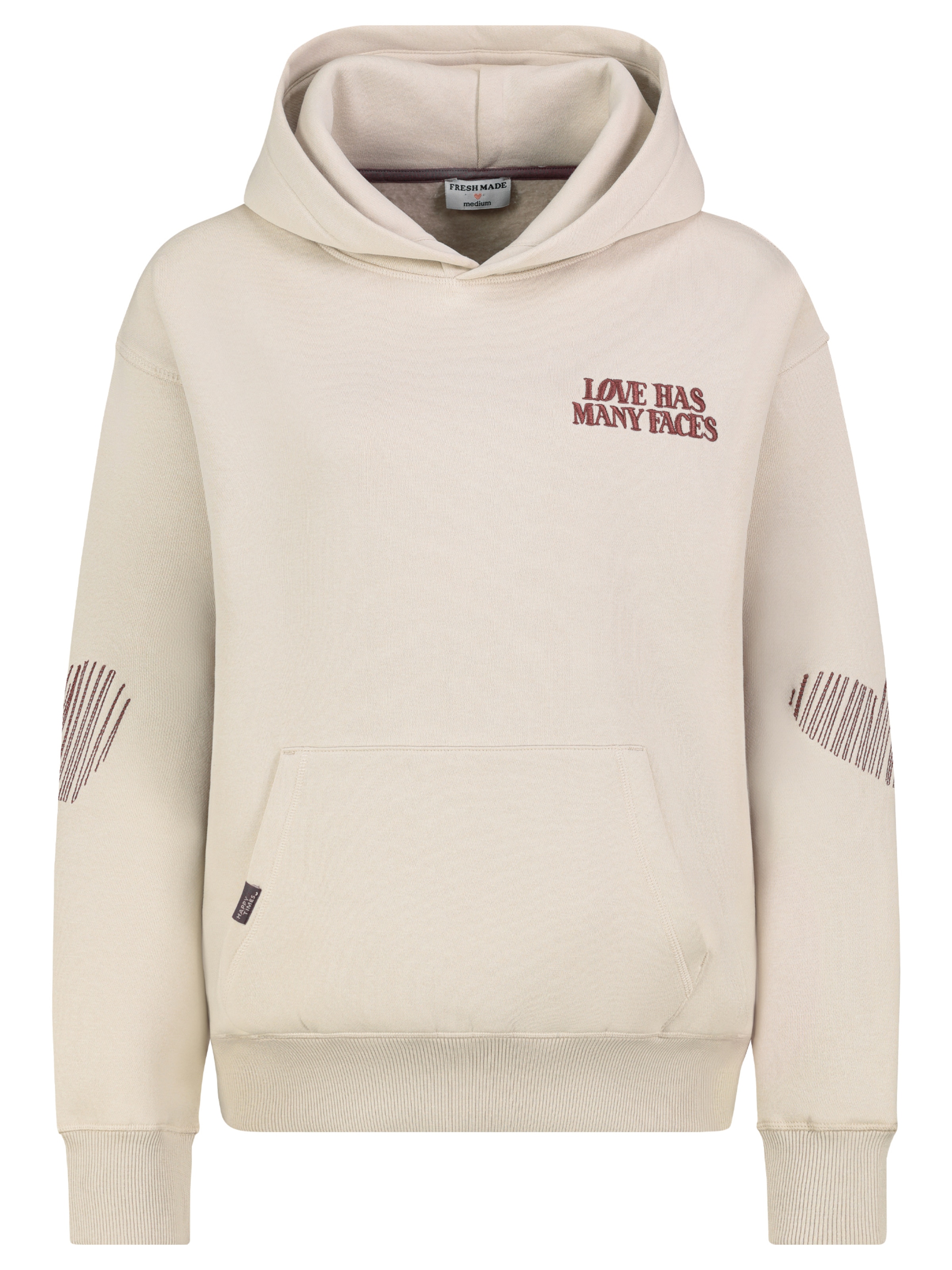 Sublevel Sweatshirt in Beige: Vorderseite