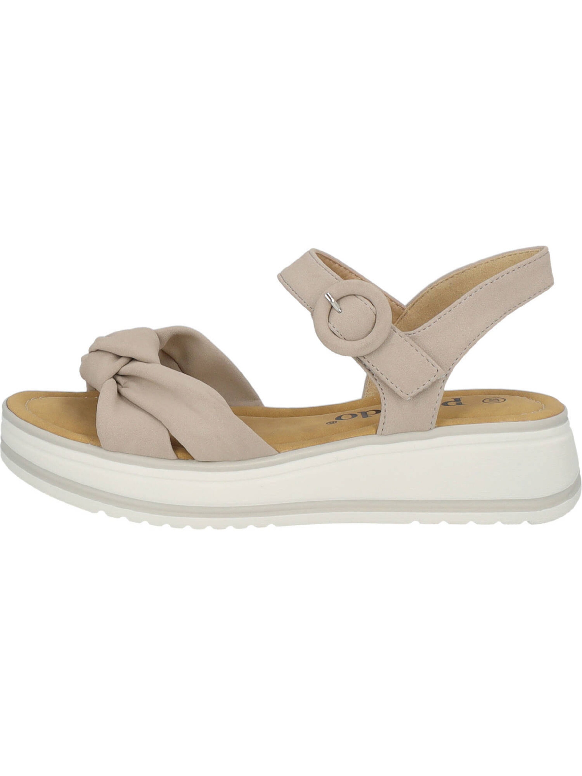 Palado Sandalen met riem in Beige: voorkant