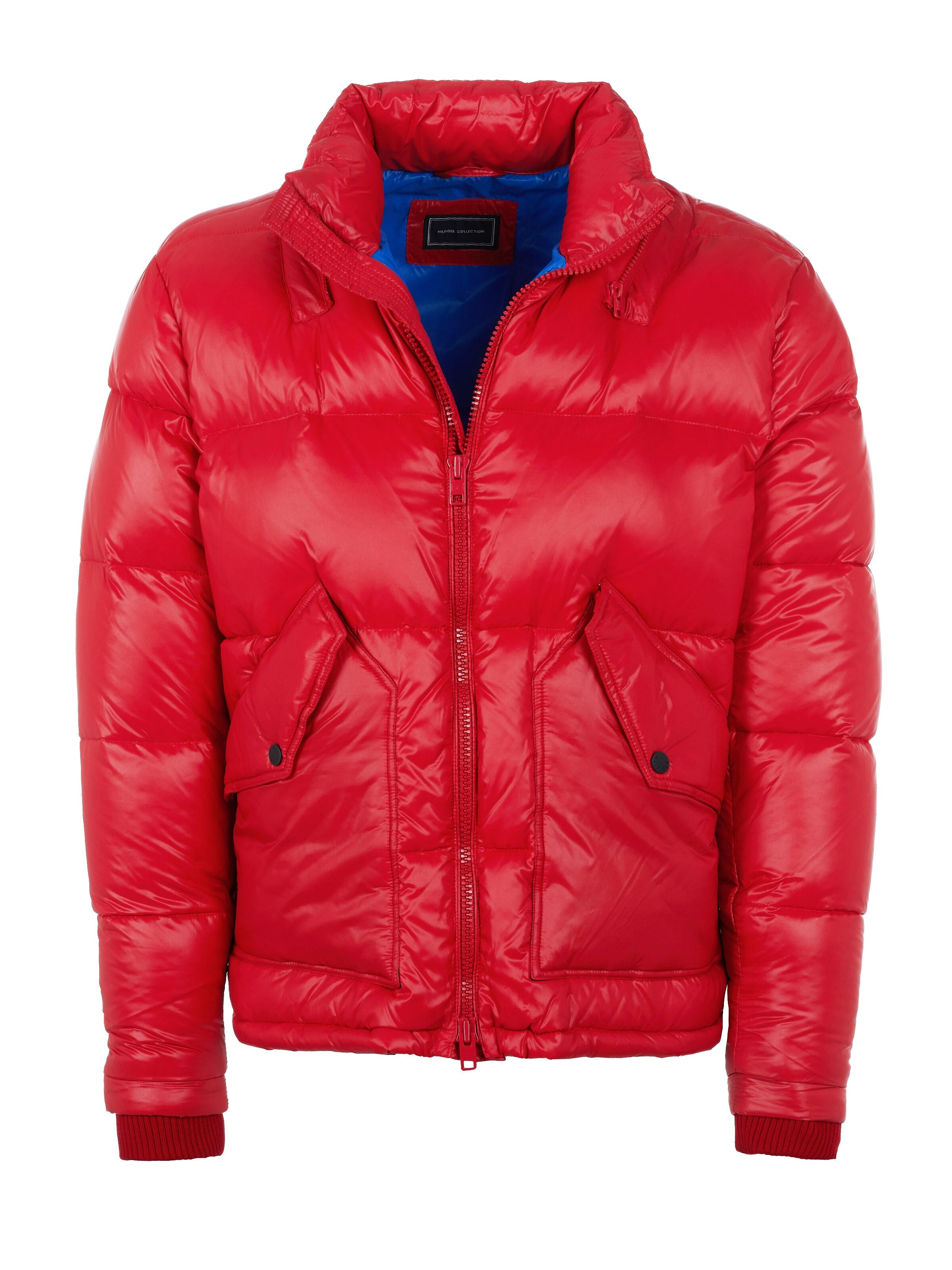 TOMMY HILFIGER Winter Jacket 'Tommy Hilfiger Jacke mit abnehmbarer Kapuze' in Red: front