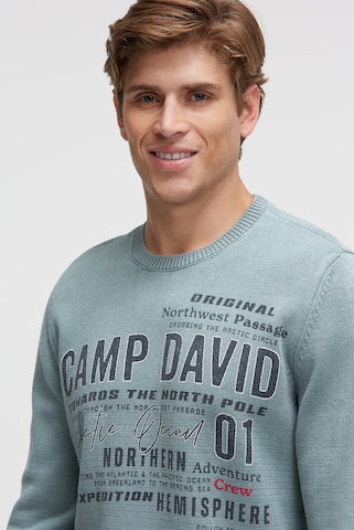 Pull-over CAMP DAVID en vert