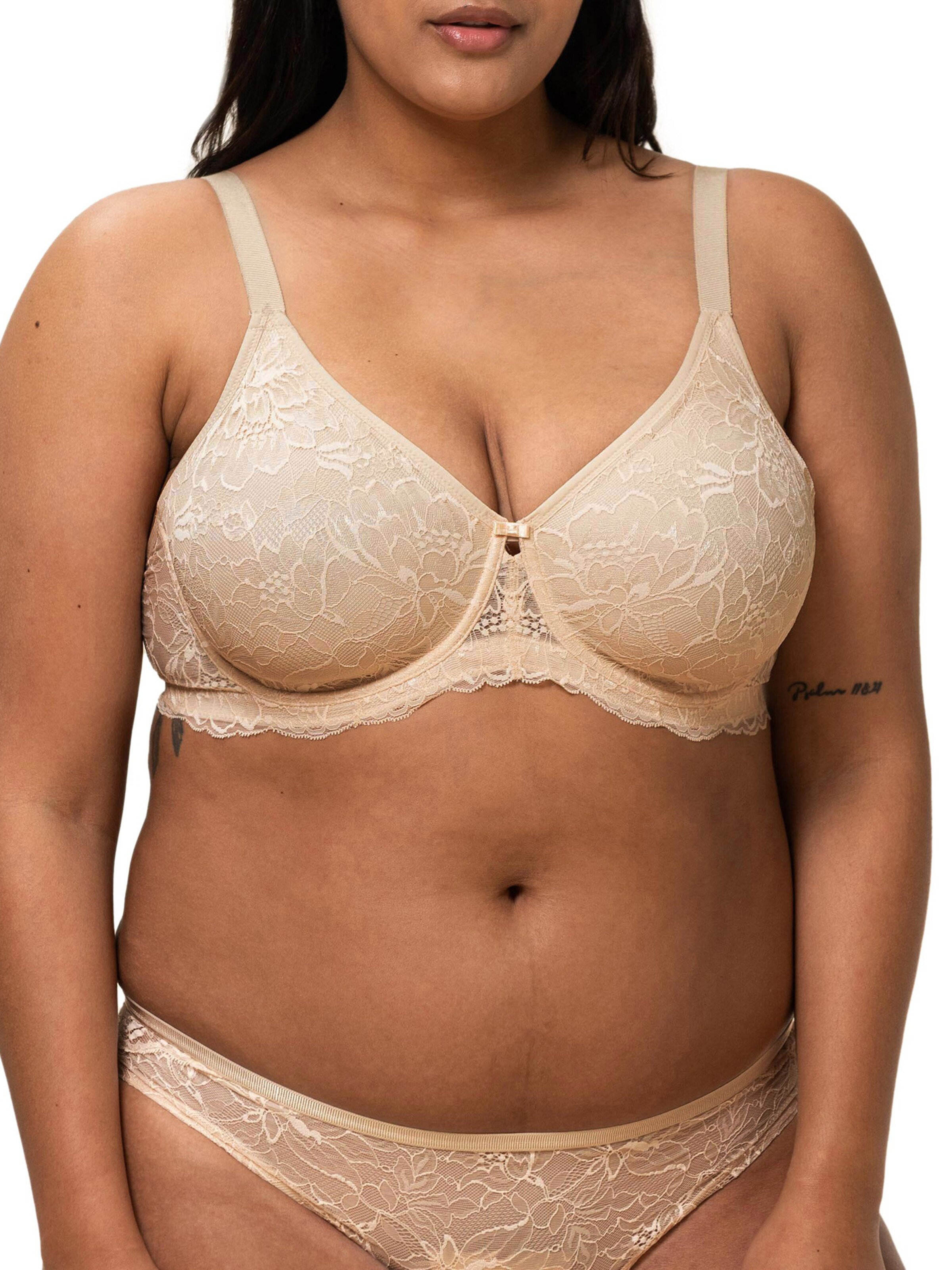 TRIUMPH T-Shirt Bügel-BH ' Amourette Charm ' in Beige: Vorderseite