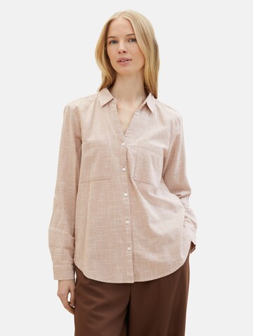 TOM TAILOR Blus i beige: framsida