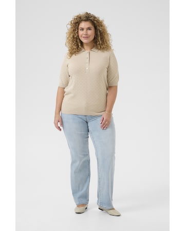 KAFFE CURVE Shirt 'Oliviana' in Beige