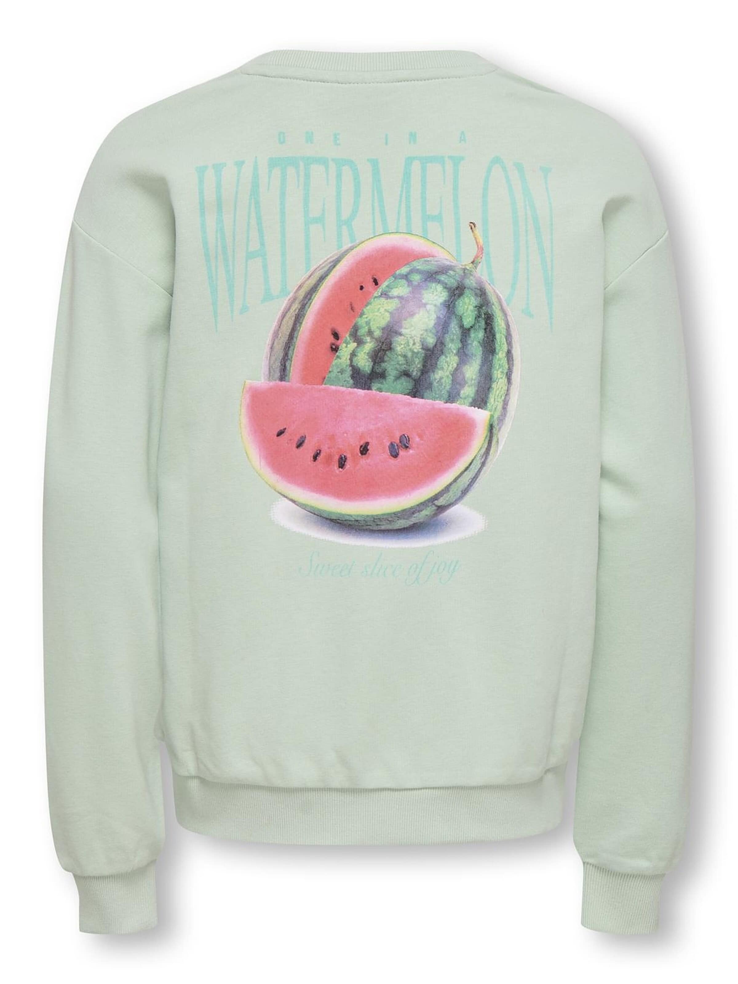 KIDS ONLY GIRLSweater majica 'Philea' - zelena boja