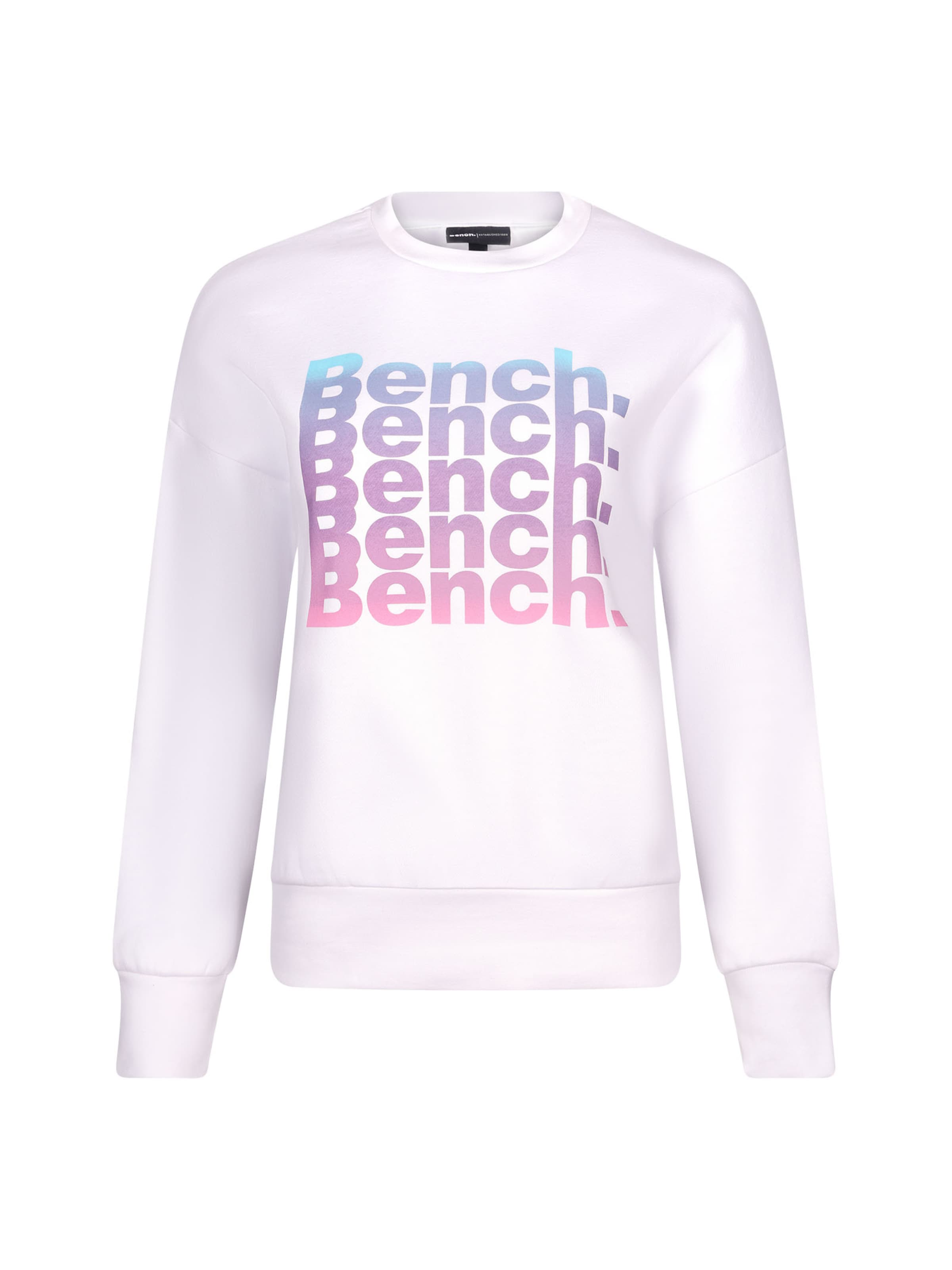BENCH Sweatshirt in White: front