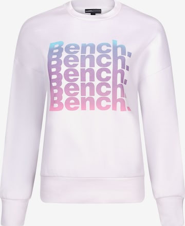 BENCH Sweatshirt in White: front
