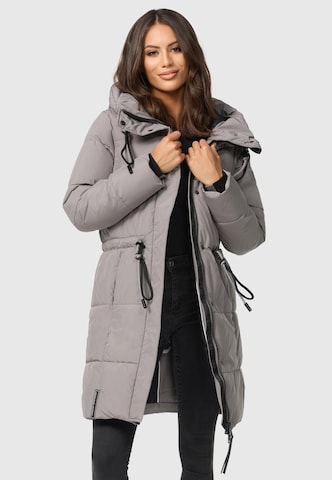 NAVAHOO Zimný kabát 'Zuckertatze XIV' - Sivá