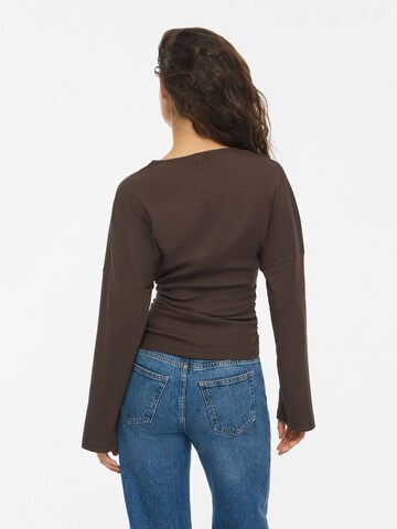 Noisy may Shirts 'NMAbbi' i brun