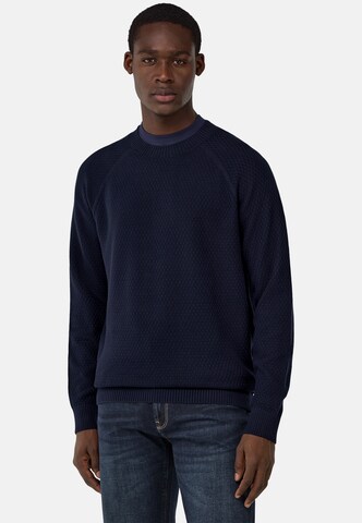 Pull-over Boggi Milano en bleu : devant
