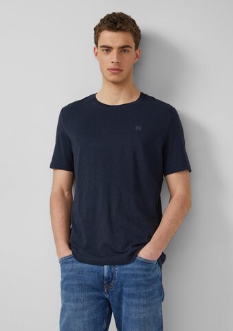 s.Oliver Shirt in Blauw: voorkant