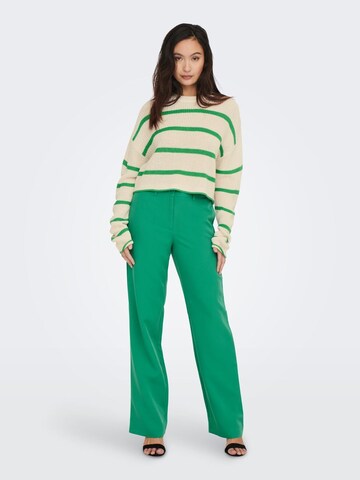 Regular Pantalon ONLY en vert