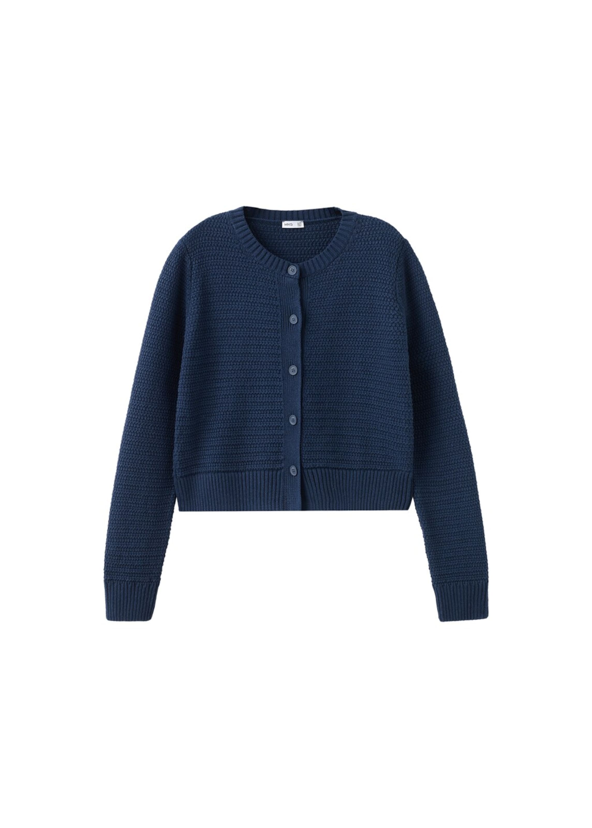 MANGO TEEN Strickjacke 'Seoul3' in Blau: Vorderseite