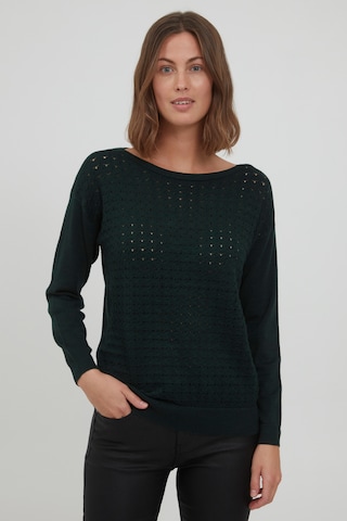 Fransa Sweater in Green: front