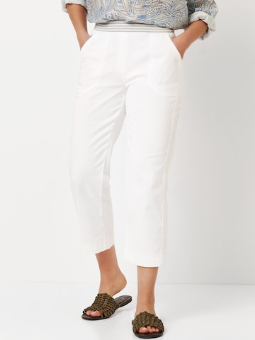 TONI Regular Broek in Wit: voorkant