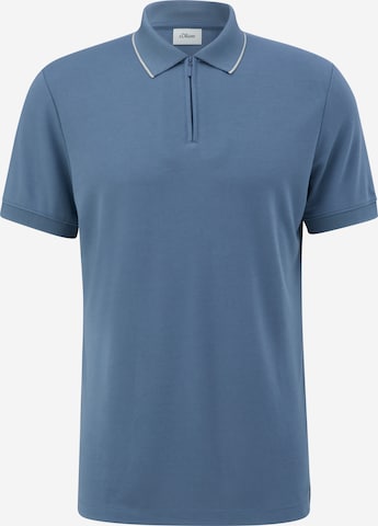 s.Oliver BLACK LABEL Shirt in Blau: predná strana