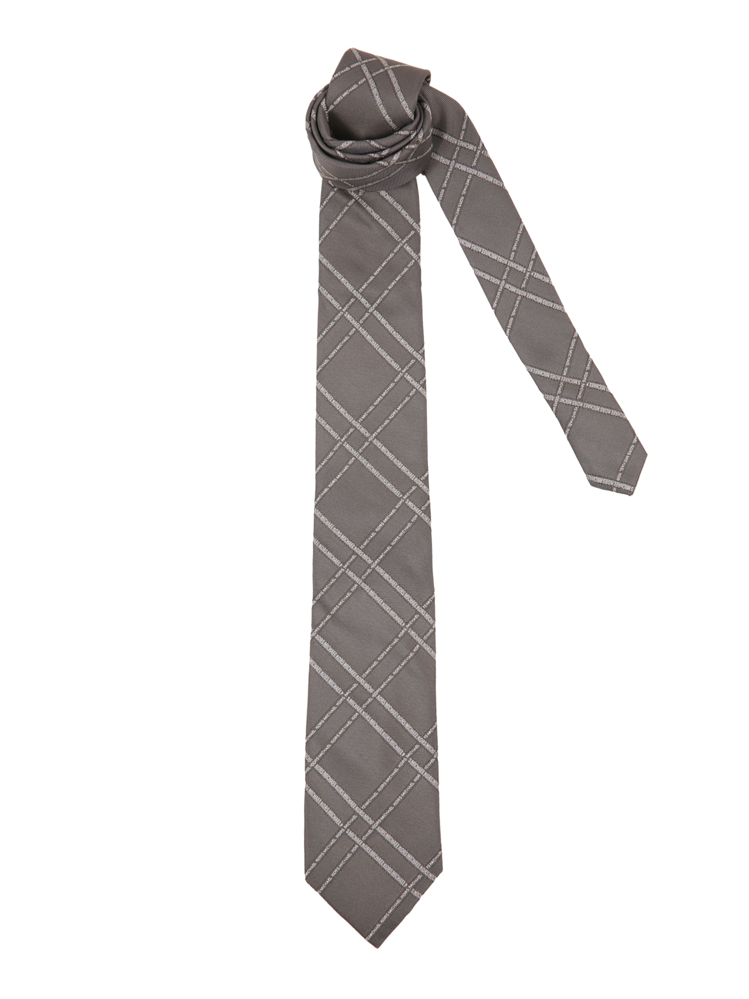 Michael Kors Вратовръзка в сиво: отпред